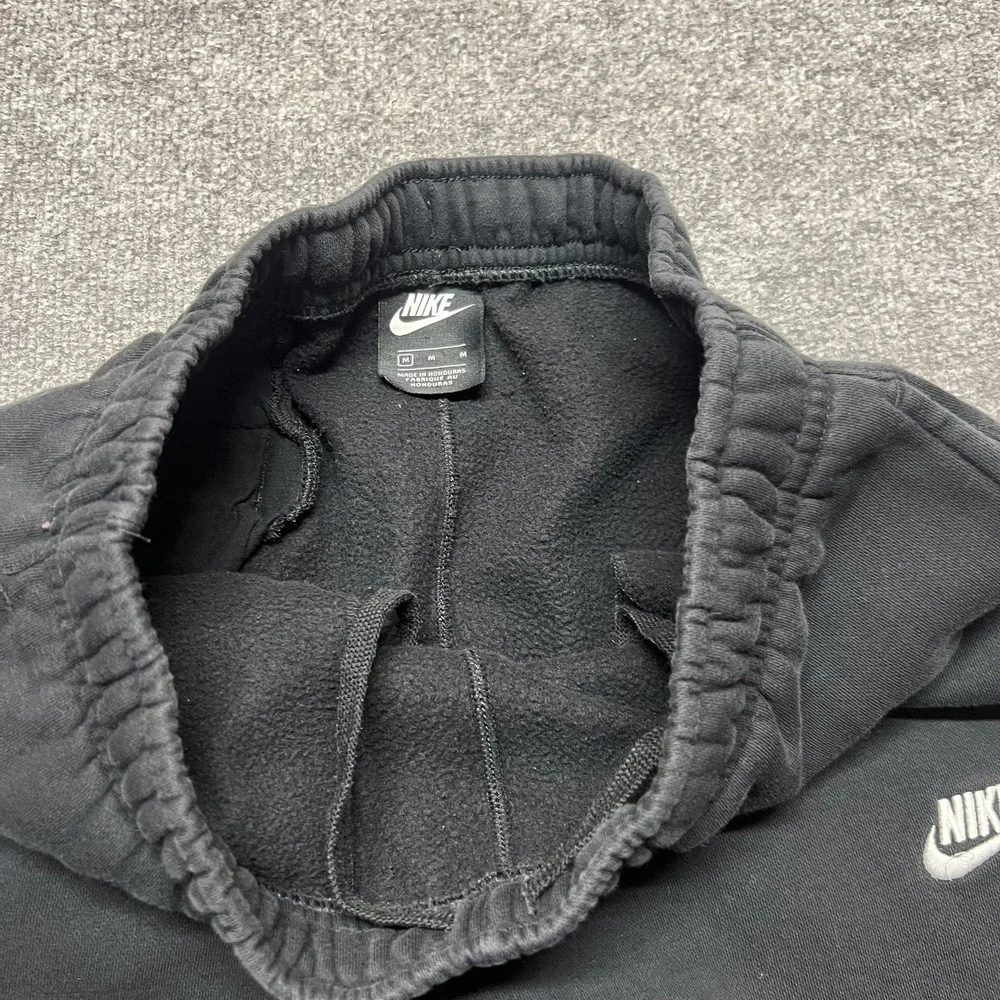 Nike Sweatpants Mens Medium Black Fleece Elastic Waist Pockets Gym BV2707-00A